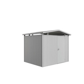 Biohort | Berging Panorama Gr. P3 | Enkele Deur | Zilver-Metallic
